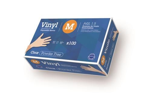 CAJA GUANTE VINILO NATURAL T-XL 4,5 Gr.(10X100 ud)