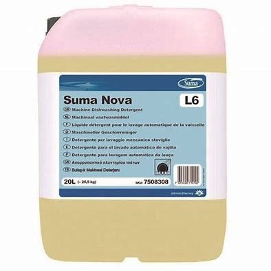LAVAVAJILLAS DIVERSEY SUMA NOVA L6 AGUASDURAS 20L